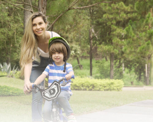 Paseo en bicicleta con niños