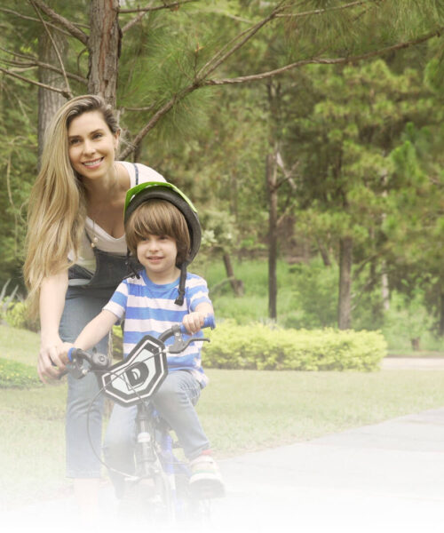 Paseo en bicicleta con niños