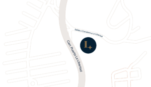 Mapa De Acceso a Las Luces Sobre La Carretera Al Puerto De La Libertad